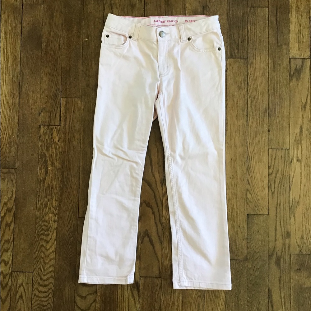 Lands End Pale Pink Jean Skimmers